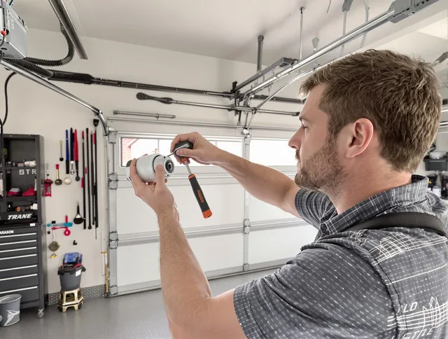 Garage door opener repair service by Somers Garage Door Repair in Somers