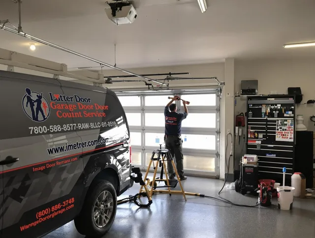 Somers Garage Door Repair team performing same-day garage door repair in Somers
