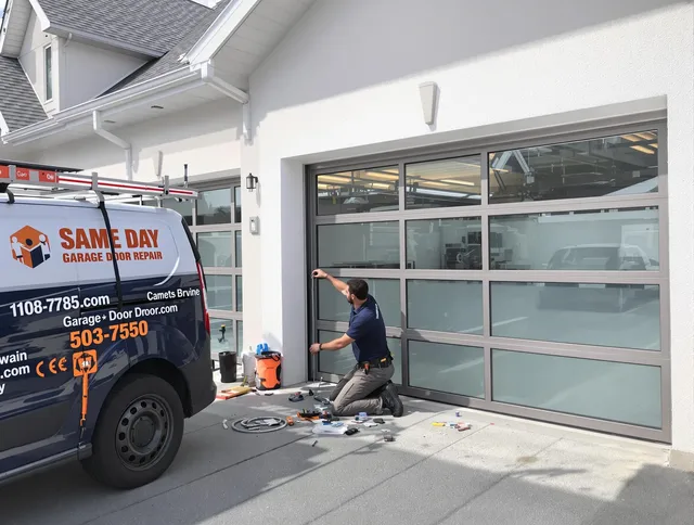 Same-day garage door repair service by Somers Garage Door Repair in Somers